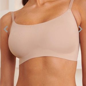 NWT EBY nude bralette XL